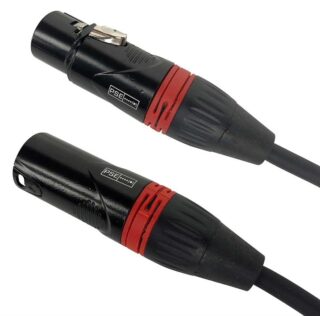 Pulse XLR-M - XLR-F Mikrofonkabel 3m